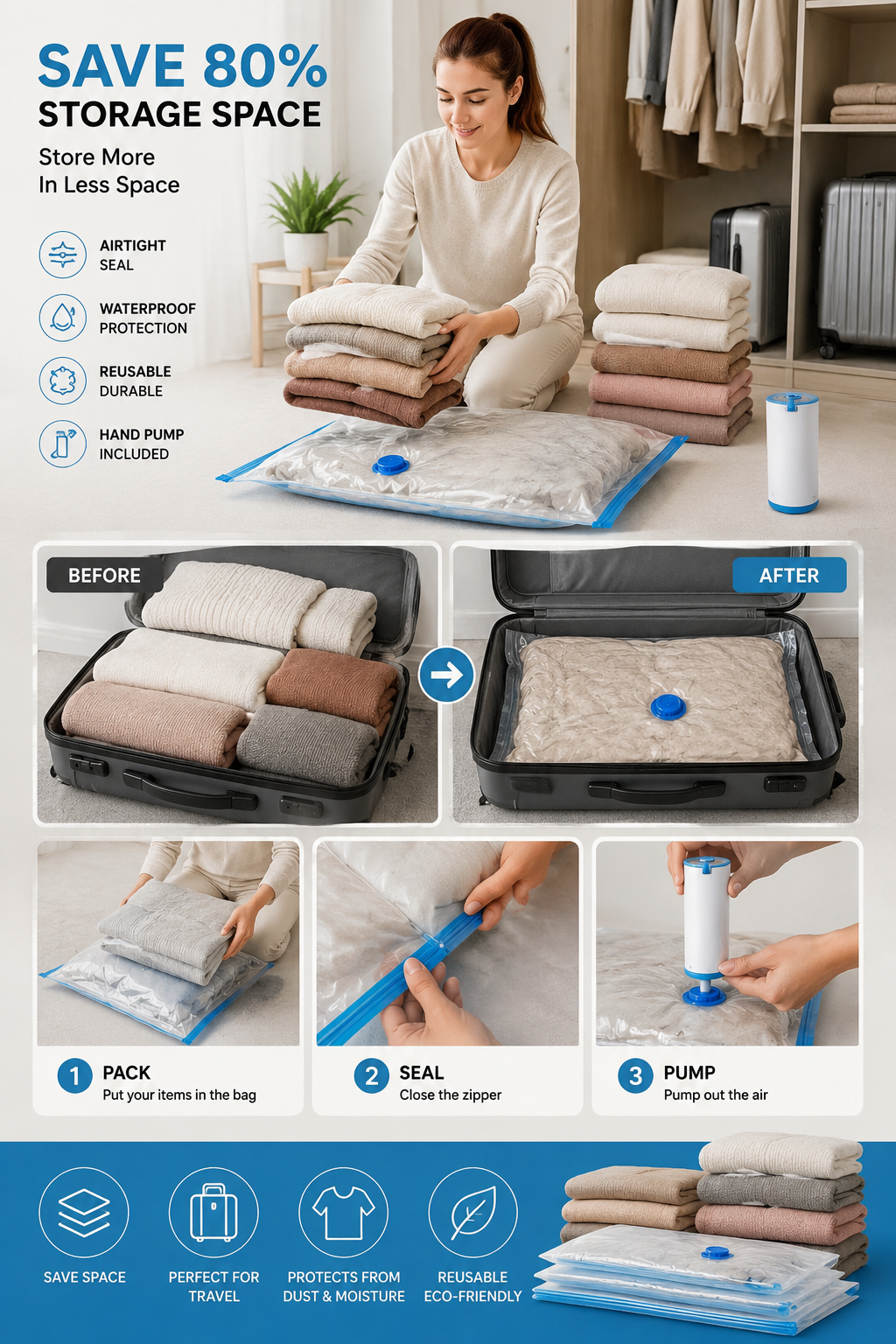 VacuPack™ Space Saving Bags -