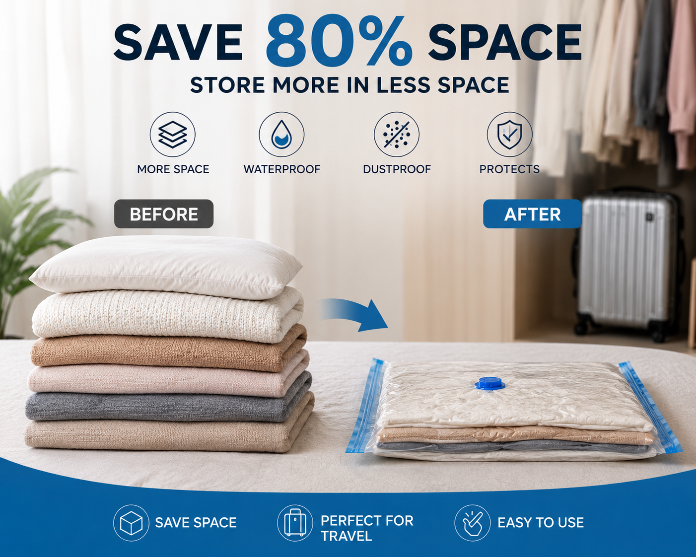 VacuPack™ Space Saving Bags -