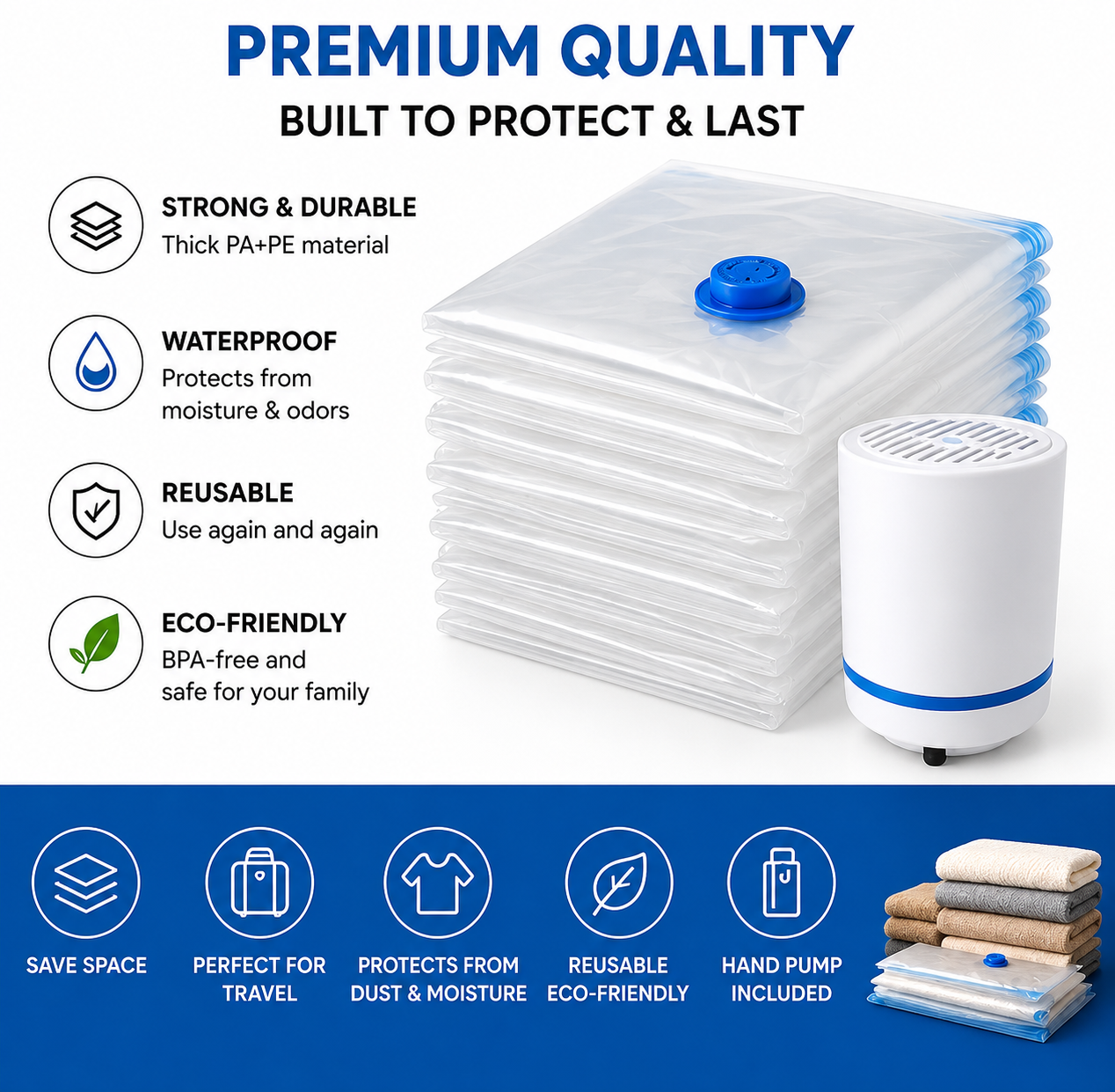 VacuPack™ Space Saving Bags -